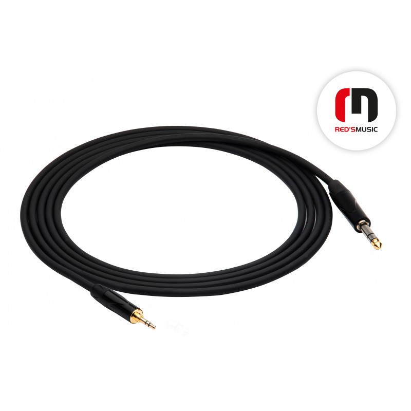 Reds Music  AU2060BX Kabel Audio - Jack stereo mini 3.5 / Jack stereo 6.3 długość 6.0 m